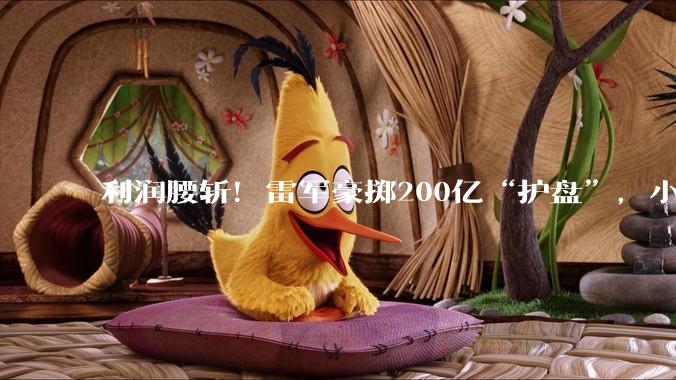 利润腰斩！雷军豪掷200亿“护盘”，小米一季度怎么了？_业务_汽车_同比